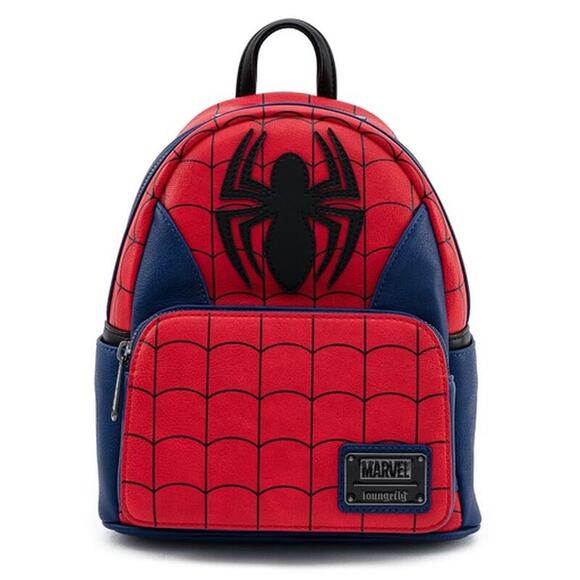 Loungefly Marvel Spider-Man Classic Cosplay Mini Backpack NWT - Picture 1 of 5